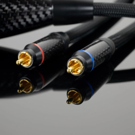 Transparent Magnum Opus RCA Interconnect Cables