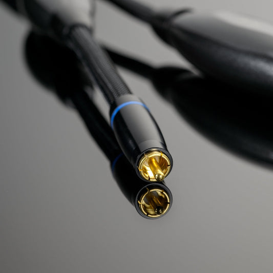 Transparent XL RCA Interconnect Cables