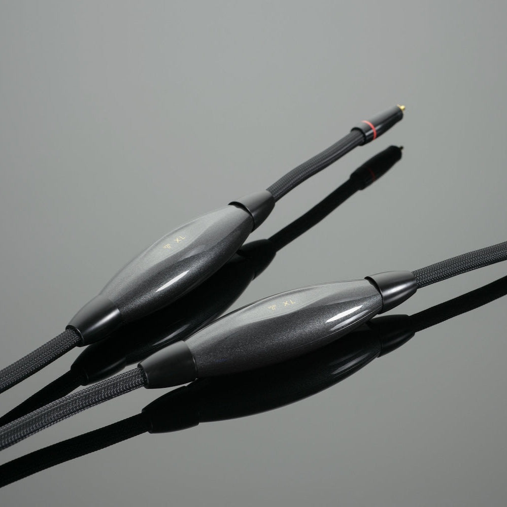 Transparent XL RCA Interconnect Cables