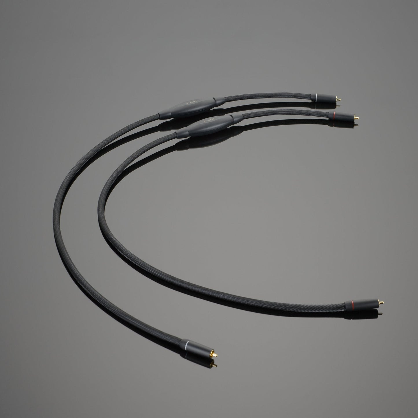 Transparent Super RCA Interconnect Cables