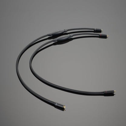 Transparent Super RCA Interconnect Cables